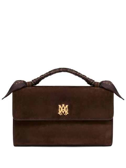 AMIRI logo-plaque handle pouch bag - Brown - zdjęcie produktu nr 1