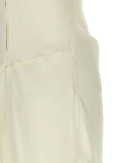 Victoria Beckham Isabella draped gown dress - Neutrals
