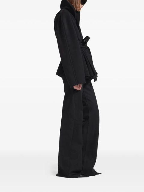 Balenciaga belted wrapped jacket - Black