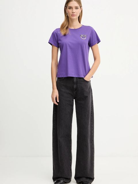 Pinko t-shirt bawełniany - zdjęcie produktu nr 1