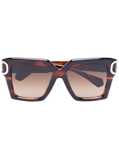 VALENTINO GARAVANI EYEWEAR VLogo Signature oversized-frame sunglasses - Brown - zdjęcie produktu nr 1