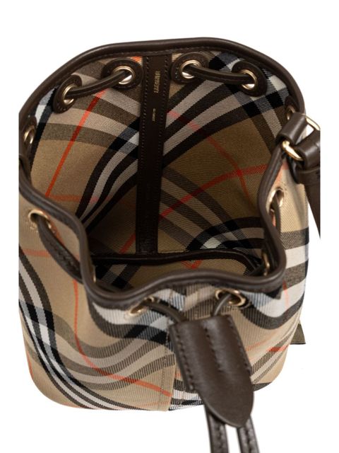 Burberry Check bucket bag - Neutrals