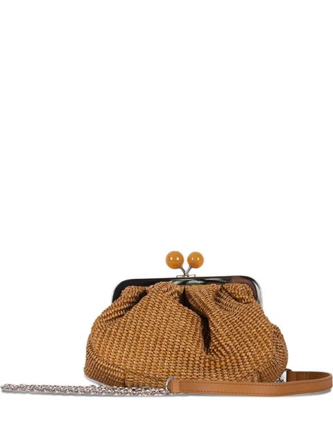 Weekend Max Mara Pasticcino chain woven mini bag - Brown - zdjęcie produktu nr 1