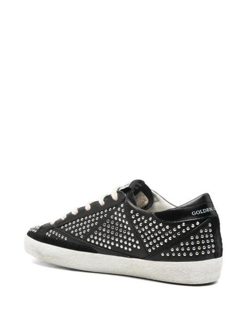 Golden Goose Super-Star studded sneakers - Black