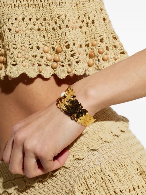 ISABEL MARANT textured bracelet - Gold - zdjęcie produktu nr 2