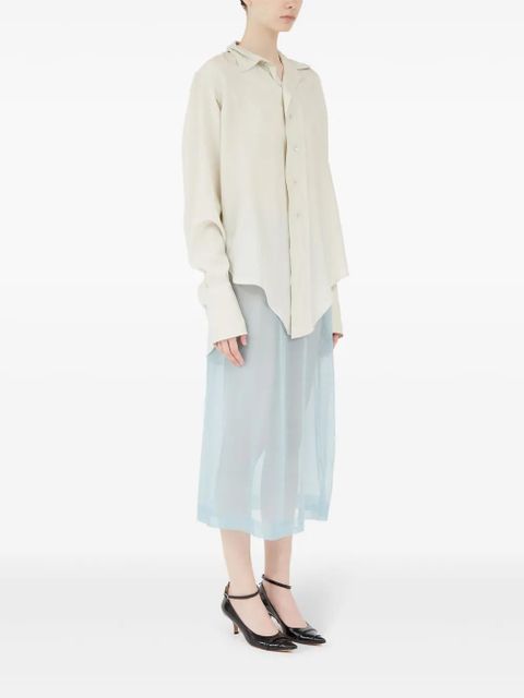 Maison Margiela long-sleeve buttoned shirt - Neutrals - zdjęcie produktu nr 2