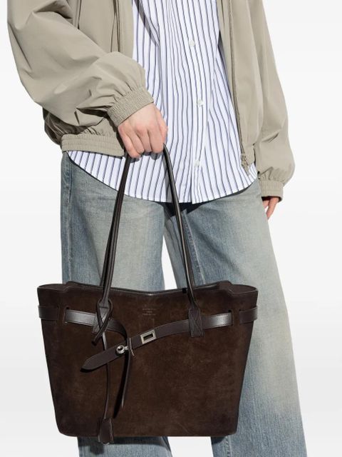 Balenciaga medium Bel Air leather tote bag - Brown - zdjęcie produktu nr 2