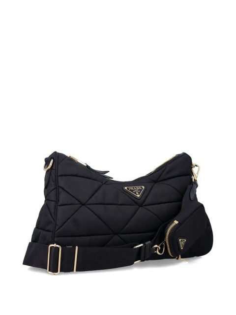 Prada large Re-Nylon shoulder bag - Black