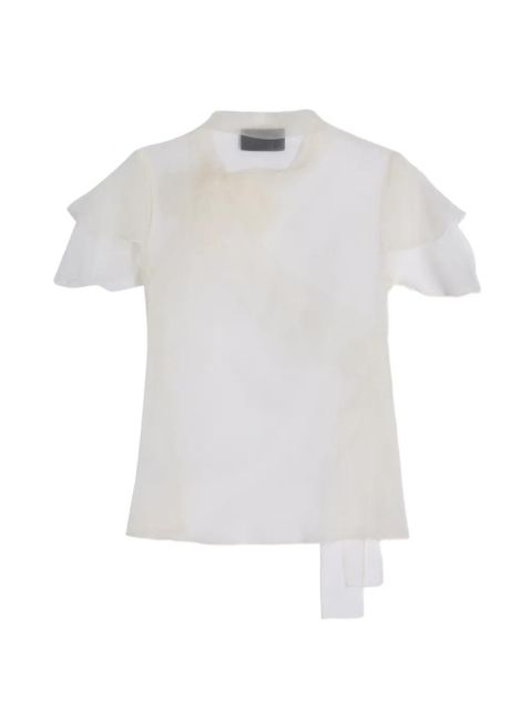 Simone Rocha petal bow-detail top - Neutrals - zdjęcie produktu nr 2