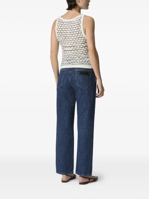 Missoni openwork top - White