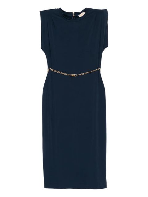 Michael Kors belted midi dress - Blue - zdjęcie produktu nr 1