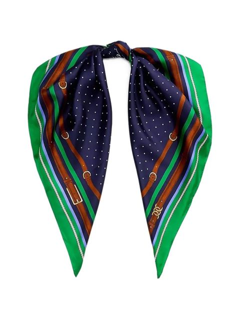 Lauren Ralph Lauren polka-dot scarf - Blue - zdjęcie produktu nr 1