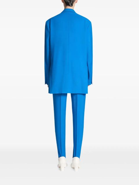 DRIES VAN NOTEN single-breasted blazer - Blue