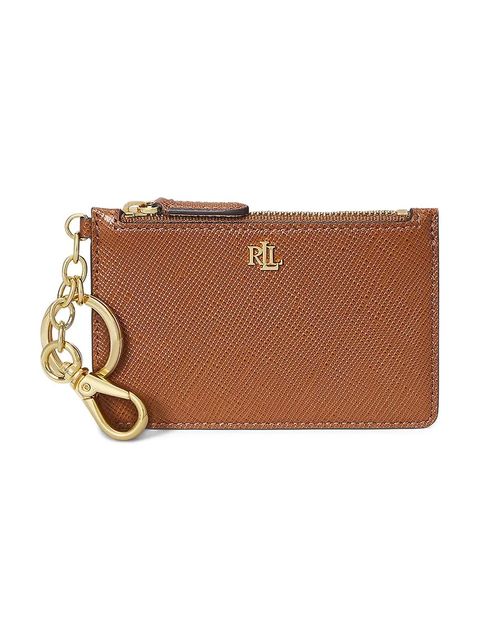 Lauren Ralph Lauren portfel skórzany damski kolor brązowy 432966789 - zdjęcie produktu nr 2