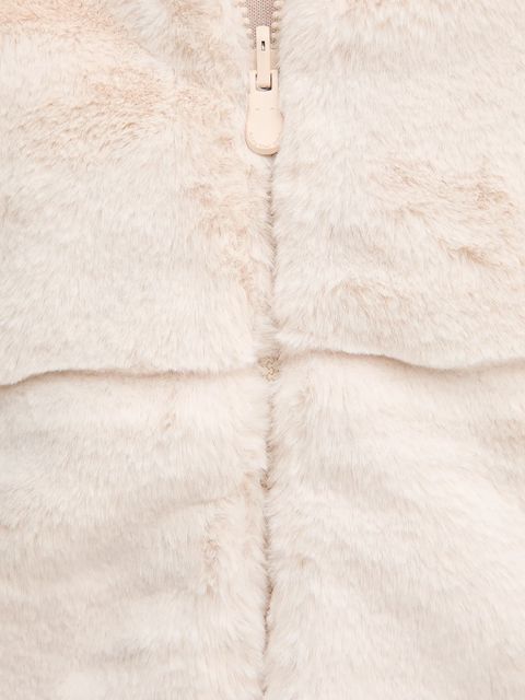 Save The Duck bezrękawnik NIVES kolor beżowy zimowy D82493W.FURY21