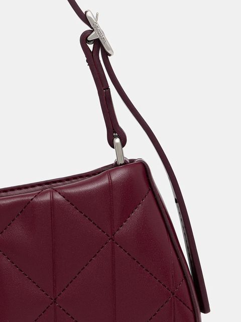 Calvin Klein torebka kolor bordowy LV04F3327G
