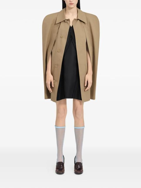 MM6 Maison Margiela cotton coat - Brown - zdjęcie produktu nr 2