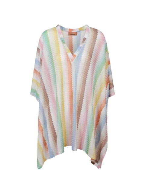 Missoni zigzag V-neck dress - White - zdjęcie produktu nr 1