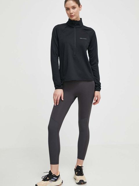 Helly Hansen legginsy sportowe Blaze damskie kolor szary gładkie 63182 - zdjęcie produktu nr 2
