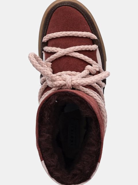 Inuikii śniegowce zamszowe PATCHWORK kolor różowy 3001.003.0072 - zdjęcie produktu nr 2