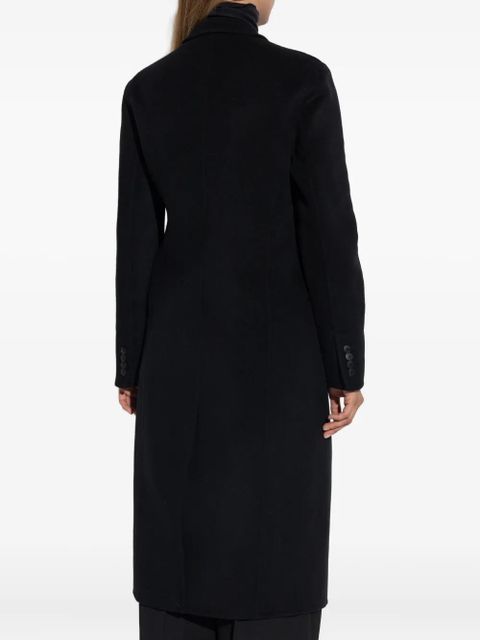 Tory Burch double-breasted wool coat - Black