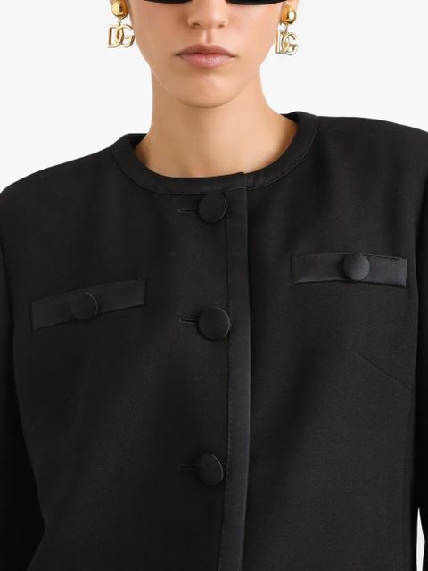Dolce & Gabbana button-fastening jacket - Black