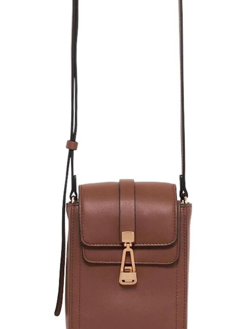 Gabriela Hearst buckled leather phone holder - Brown - zdjęcie produktu nr 2