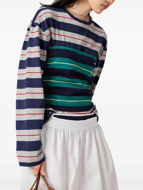 Miu Miu striped top - Green