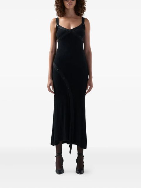 GCDS button strap dress - Black - zdjęcie produktu nr 2