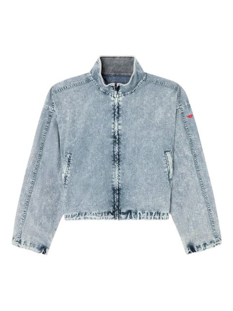 Diesel G-Leam-R1 denim bomber jacket - Blue - zdjęcie produktu nr 1