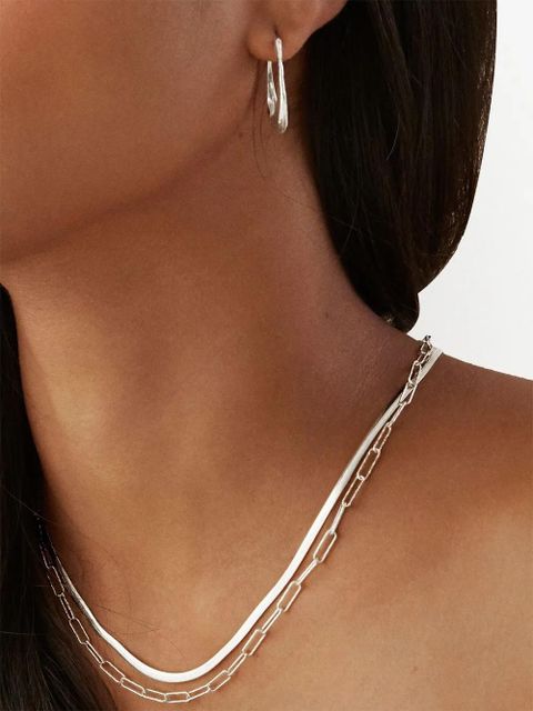 Monica Vinader snake chain necklace - Silver - zdjęcie produktu nr 2