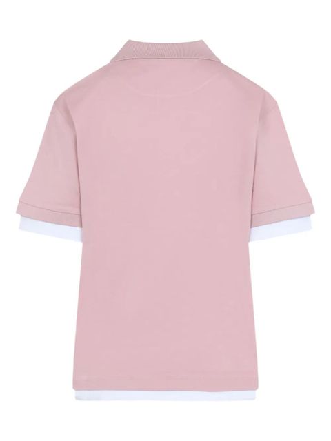 Prada layered polo shirt - Pink - zdjęcie produktu nr 2