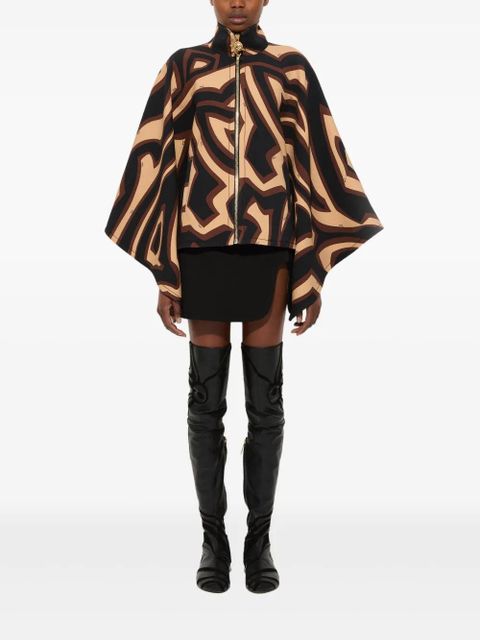 PUCCI labirinto print cape - Neutrals - zdjęcie produktu nr 2