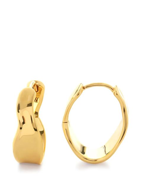Monica Vinader scultped hoop design earrings - Gold - zdjęcie produktu nr 1