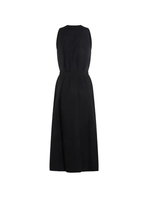 TWINSET pleated V-neck dress - Black - zdjęcie produktu nr 2