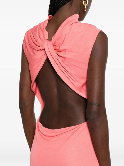 TOM FORD sleeveless open-back gown - Pink