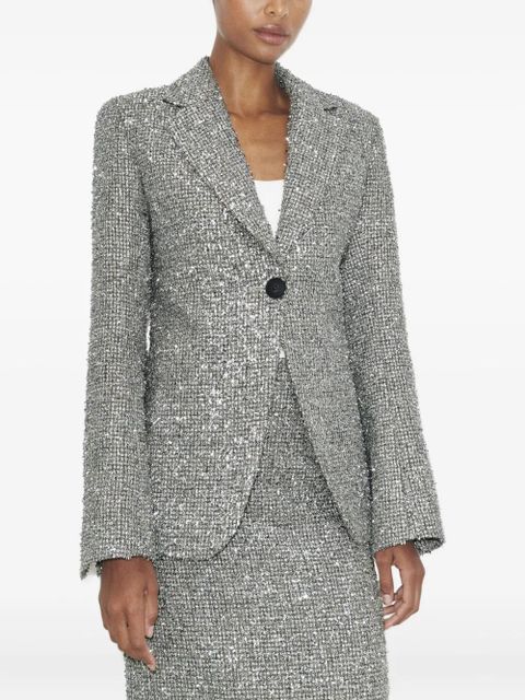 Tory Burch tweed blazer - Grey