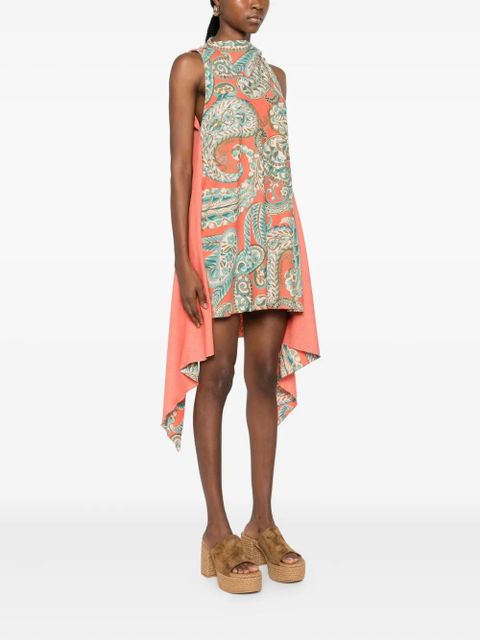 ETRO paisley-print midi dress - Orange