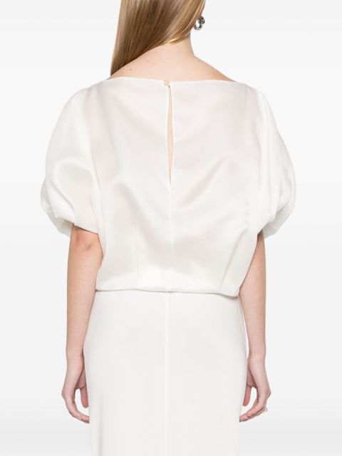 KHAITE Niles blouse - White