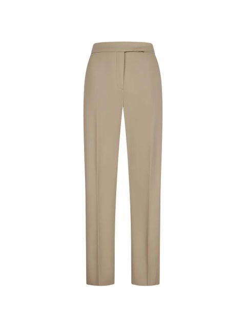 Max Mara cotton satin trousers - Green - zdjęcie produktu nr 1