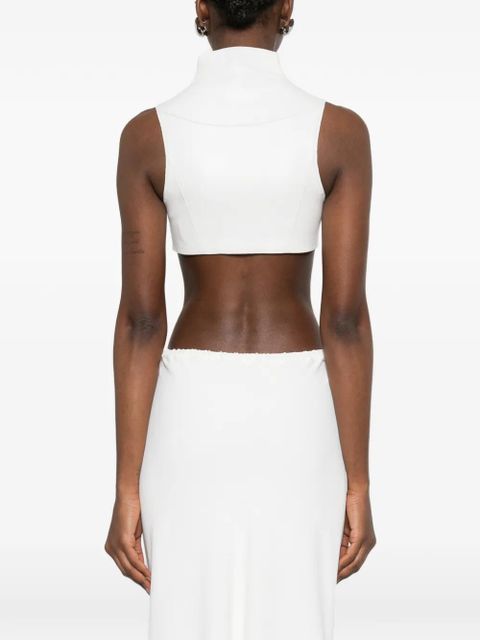 Gimaguas leather top - White - zdjęcie produktu nr 2