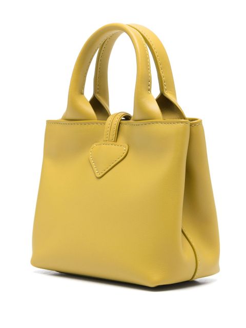 Longchamp extra small Le Roseau tote bag - Green - zdjęcie produktu nr 2