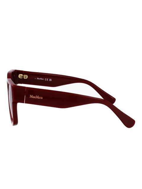 Max Mara Eyewear Glimpse square-frame sunglasses - Red