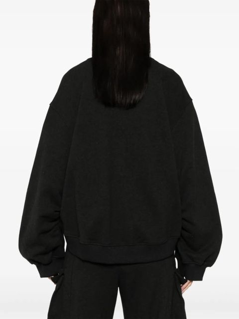 The Attico faded sweatshirt - Black
