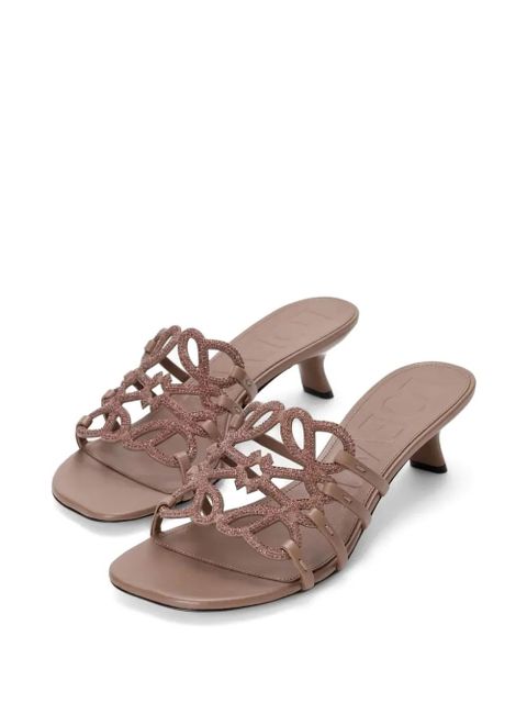 LOEWE Petal anagram strass sandals - Neutrals - zdjęcie produktu nr 2