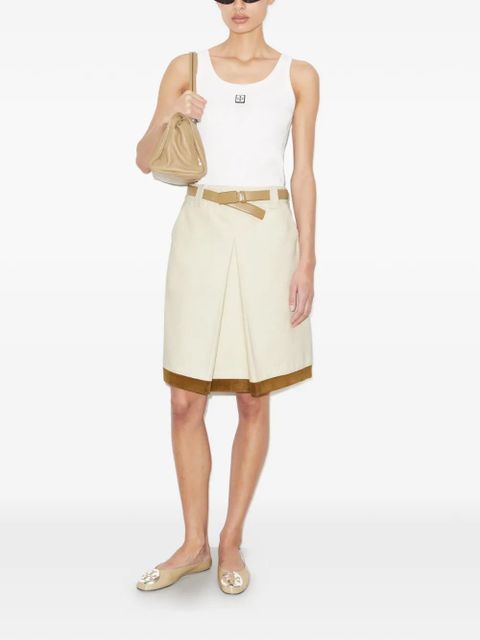 Tory Burch denim skirt - Neutrals - zdjęcie produktu nr 2