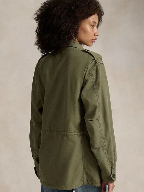 Polo Ralph Lauren kurtka bawełniana M51 FLD kolor zielony przejściowa 211941066