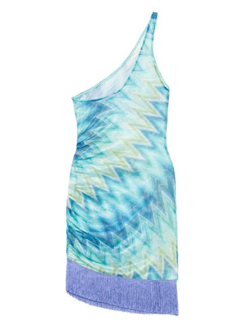 Missoni one-shoulder dress - Blue - zdjęcie produktu nr 2