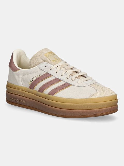 adidas Originals sneakersy zamszowe Gazelle Bold damskie kolor beżowy JS3893 - zdjęcie produktu nr 1