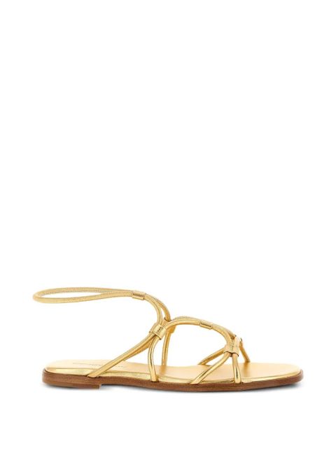 Gianvito Rossi ankle-strap sandals - Gold - zdjęcie produktu nr 1